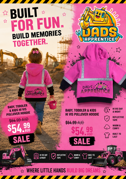 Baby, Toddler & Kids Hi Vis Pullover Hoodie